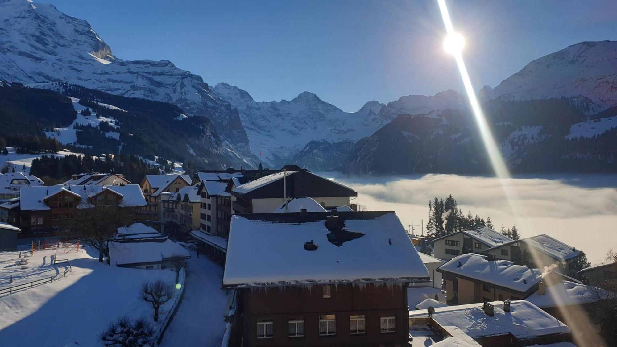 Hotel Schoenegg Wengen Exterior foto