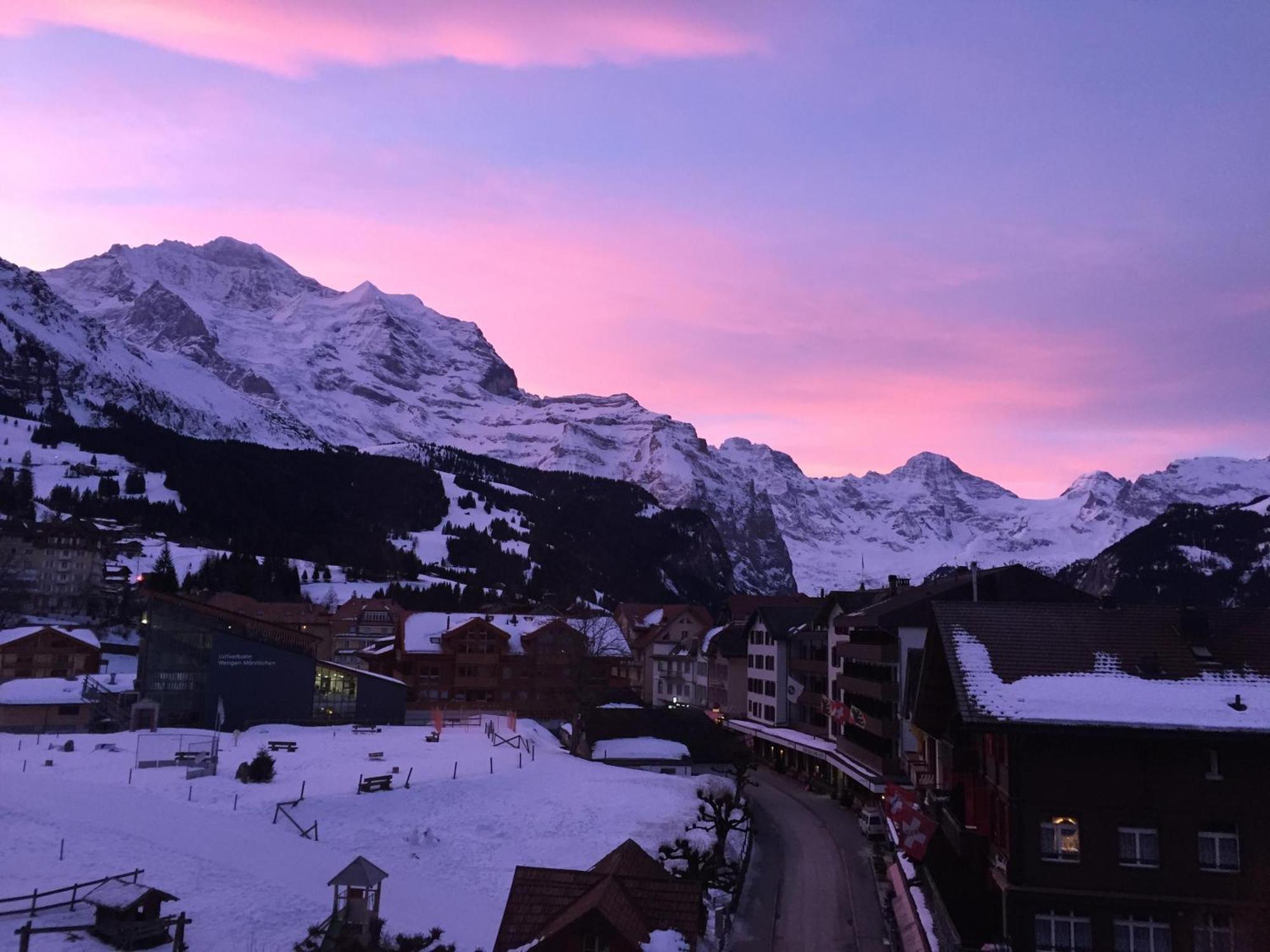 Hotel Schoenegg Wengen Exterior foto