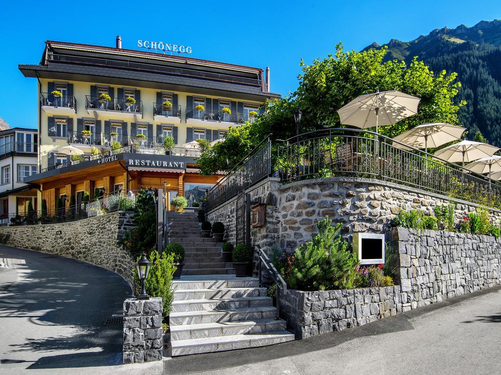 Hotel Schoenegg Wengen Exterior foto
